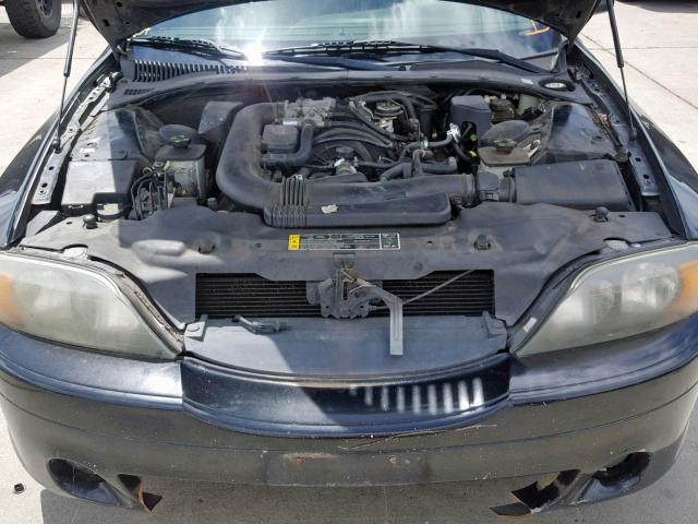 1LNHM87A72Y703048 - 2002 LINCOLN LS BLACK photo 7