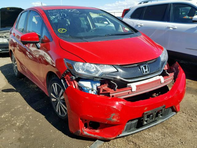 JHMGK5H77HS020557 - 2017 HONDA FIT EX RED photo 1