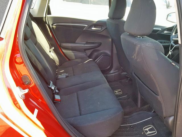 JHMGK5H77HS020557 - 2017 HONDA FIT EX RED photo 6