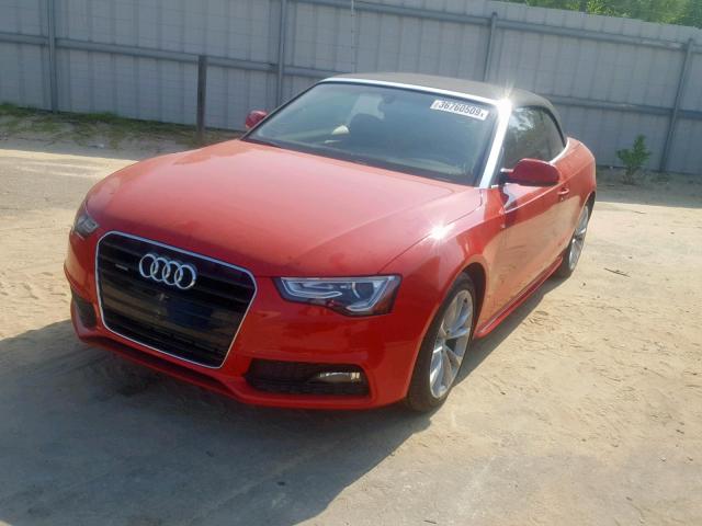 WAUWFAFH6EN002659 - 2014 AUDI A5 PRESTIG RED photo 2