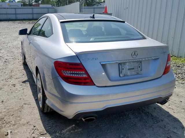 WDDGJ8JB5FG348389 - 2015 MERCEDES-BENZ C 350 4MAT SILVER photo 3