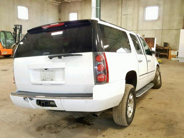 1GKFK06239R232070 - 2009 GMC YUKON XL D WHITE photo 4