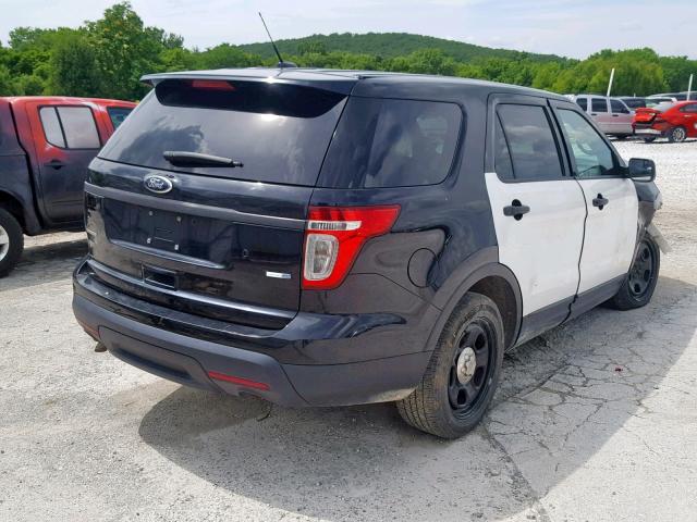 1FM5K8AR2EGB27774 - 2014 FORD EXPLORER P BLACK photo 4