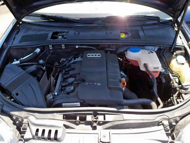 WAUAF48H49K007066 - 2009 AUDI A4 2.0T CA BLUE photo 7