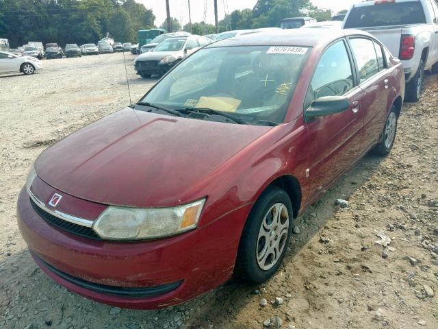 1G8AJ52F04Z152369 - 2004 SATURN ION LEVEL RED photo 2