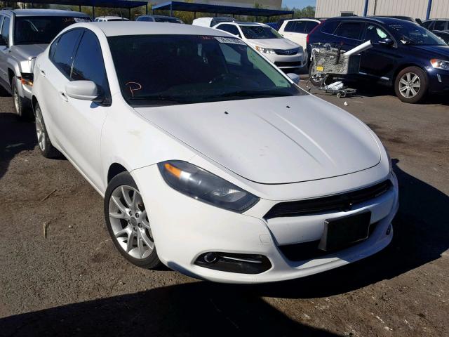 1C3CDFBA9DD332550 - 2013 DODGE DART SXT WHITE photo 1