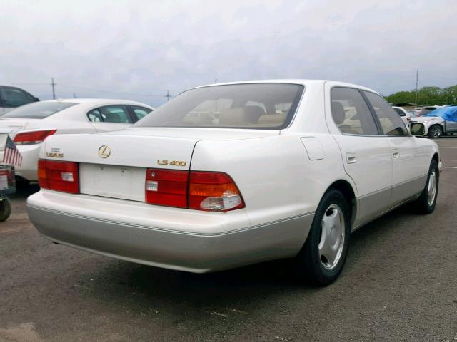 JT8BH28F8X0150906 - 1999 LEXUS LS 400 WHITE photo 4