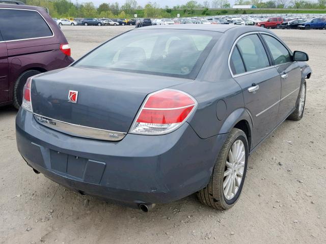 1G8ZV57768F140081 - 2008 SATURN AURA XR GRAY photo 4