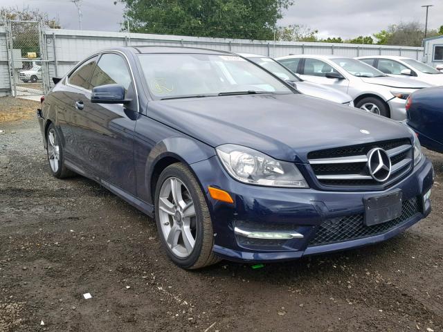 WDDGJ4HBXFG407922 - 2015 MERCEDES-BENZ C 250 BLUE photo 1