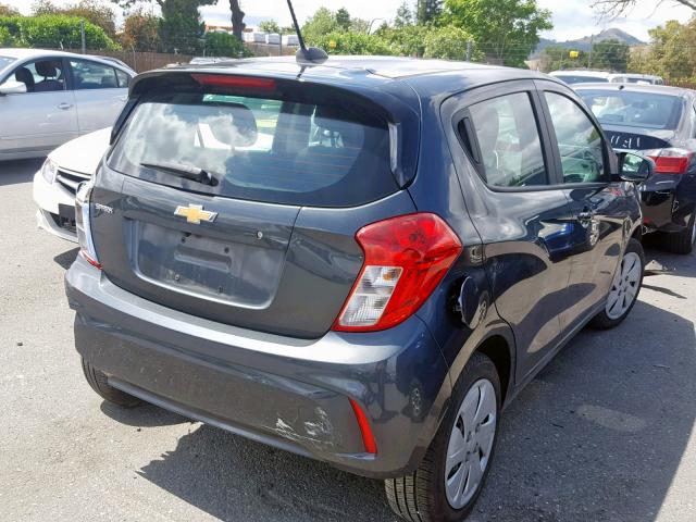 KL8CB6SA7JC466260 - 2018 CHEVROLET SPARK LS CHARCOAL photo 4