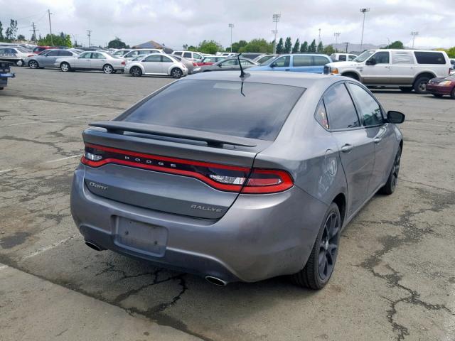 1C3CDFBA7DD142505 - 2013 DODGE DART SXT CHARCOAL photo 4