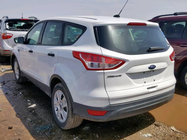 1FMCU0F70FUC33069 - 2015 FORD ESCAPE S WHITE photo 3