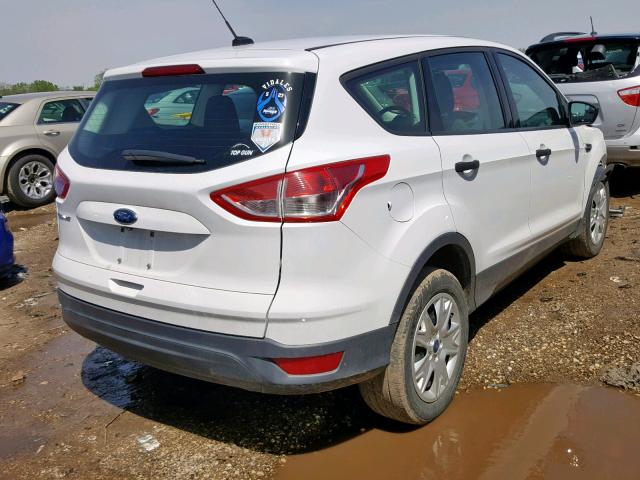 1FMCU0F70FUC33069 - 2015 FORD ESCAPE S WHITE photo 4