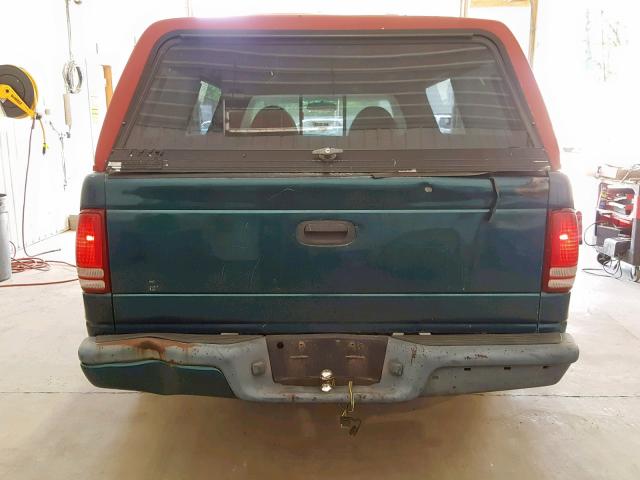 1B7FL26X3WS703042 - 1998 DODGE DAKOTA GREEN photo 6