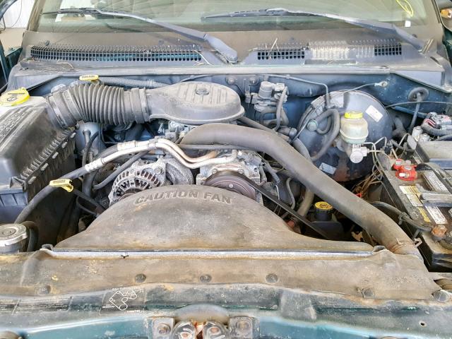 1B7FL26X3WS703042 - 1998 DODGE DAKOTA GREEN photo 7