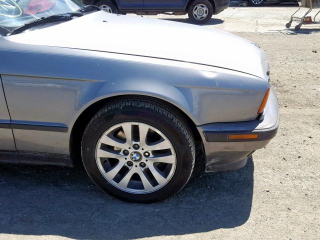 WBAHD2312MBF72141 - 1991 BMW 535 I AUTO GRAY photo 9