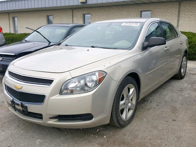 1G1ZB5E03CF287917 - 2012 CHEVROLET MALIBU LS GOLD photo 2