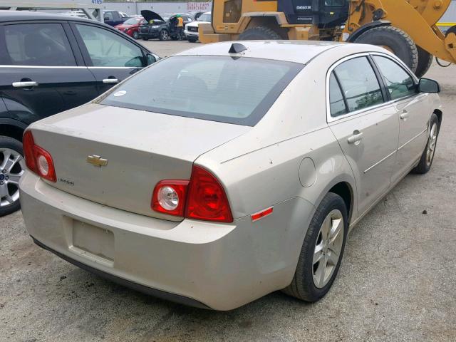 1G1ZB5E03CF287917 - 2012 CHEVROLET MALIBU LS GOLD photo 4