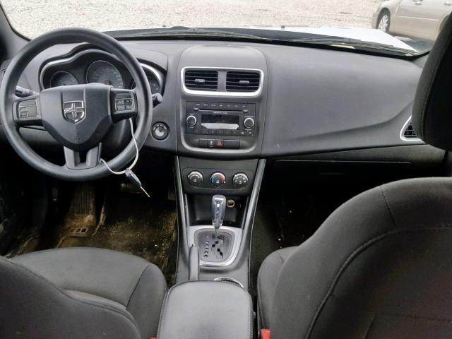 1C3CDZAB7CN235397 - 2012 DODGE AVENGER SE SILVER photo 9