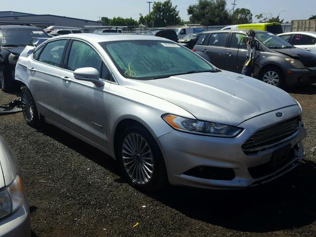 3FA6P0RU8ER392279 - 2014 FORD FUSION TIT SILVER photo 1