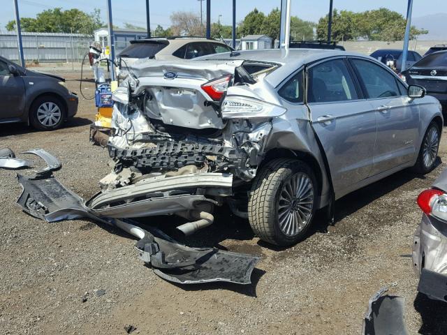 3FA6P0RU8ER392279 - 2014 FORD FUSION TIT SILVER photo 4