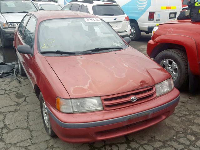 JT2EL43S0P0285755 - 1993 TOYOTA TERCEL DX BURGUNDY photo 1