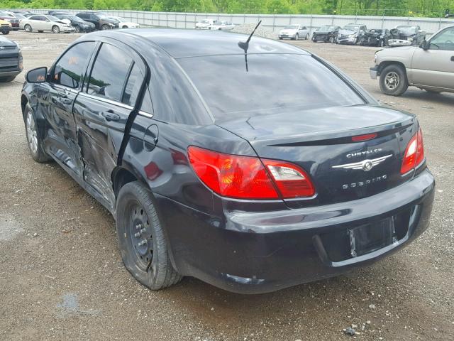 1C3LC46BX9N513328 - 2009 CHRYSLER SEBRING LX BLACK photo 3