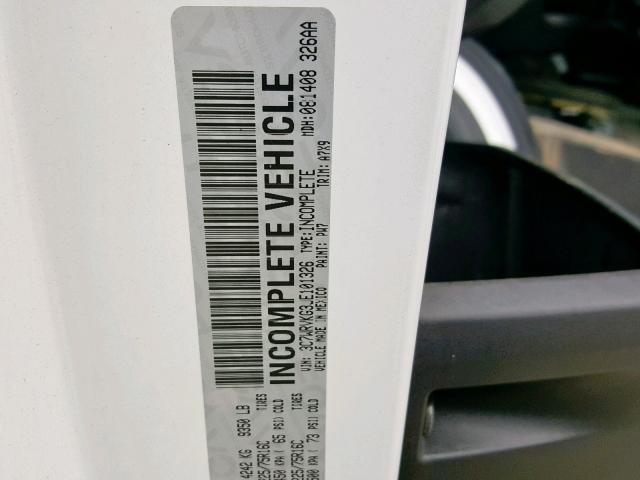 3C7WRVKG3JE101326 - 2018 RAM PROMASTER 白色 照片 10