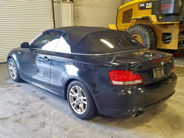 WBAUL73569VJ75553 - 2009 BMW 128 I BLACK photo 3