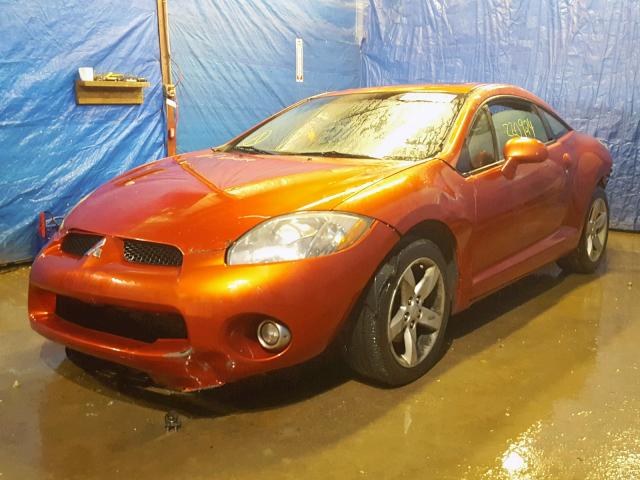 4A3AK24F86E058794 - 2006 MITSUBISHI ECLIPSE GS ORANGE photo 2