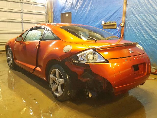 4A3AK24F86E058794 - 2006 MITSUBISHI ECLIPSE GS ORANGE photo 3