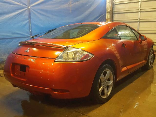 4A3AK24F86E058794 - 2006 MITSUBISHI ECLIPSE GS ORANGE photo 4