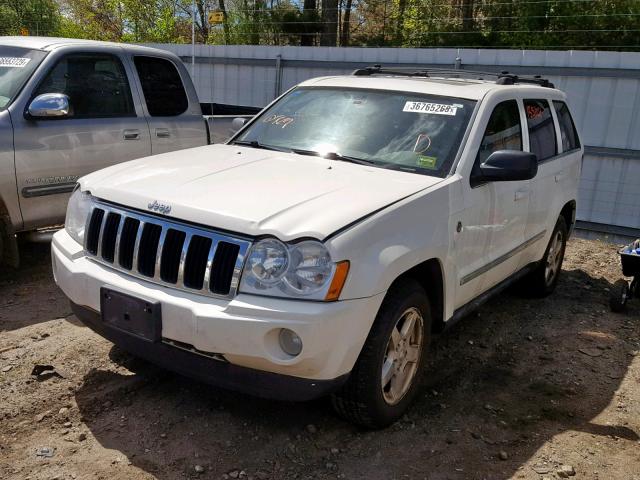 1J8HR58235C649088 - 2005 JEEP GRAND CHER WHITE photo 2