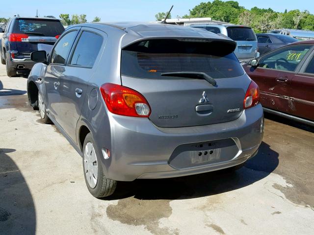 ML32A3HJ2FH033177 - 2015 MITSUBISHI MIRAGE DE GRAY photo 3