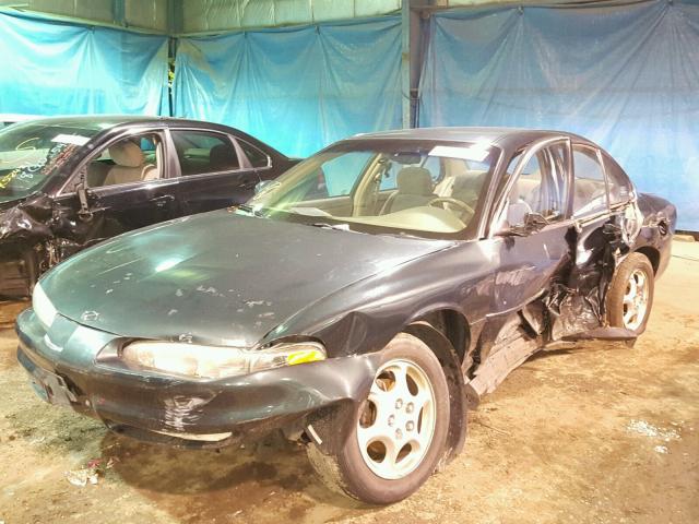 1G3WH52K3WF406794 - 1998 OLDSMOBILE INTRIGUE GREEN photo 2