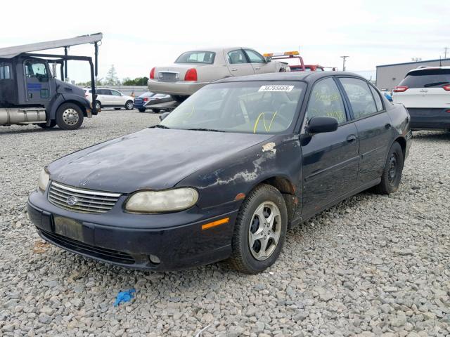 1G1NE52M9X6157000 - 1999 CHEVROLET MALIBU LS BLACK photo 2