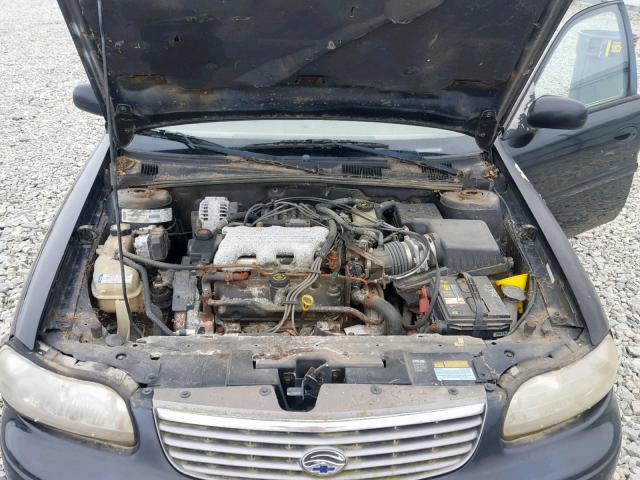 1G1NE52M9X6157000 - 1999 CHEVROLET MALIBU LS BLACK photo 7