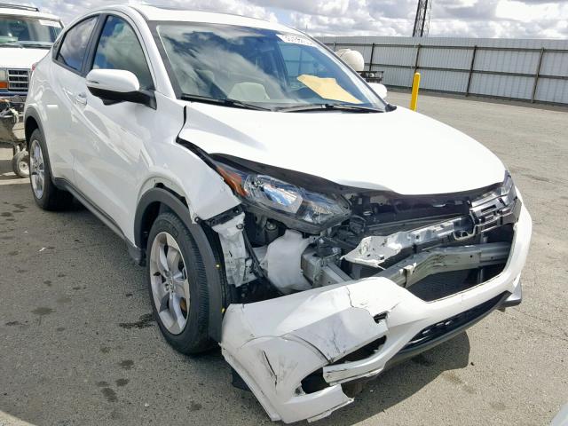 3CZRU6H5XHM722996 - 2017 HONDA HR-V EX WHITE photo 1