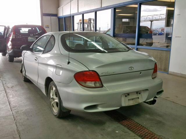 KMHJG25F2YU156503 - 2000 HYUNDAI TIBURON SILVER photo 3