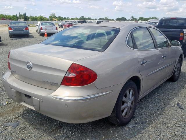 2G4WD582591101355 - 2009 BUICK LACROSSE C GOLD photo 4