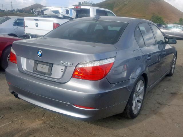 WBANW1C51AC164534 - 2010 BMW 535 I GRAY photo 4