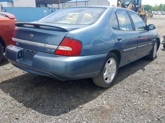 1N4DL01A01C134772 - 2001 NISSAN ALTIMA GXE BLUE photo 4