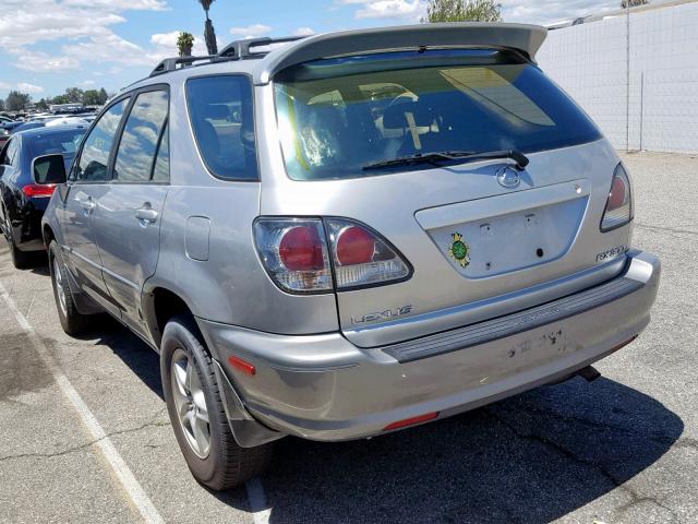 JTJHF10U620244438 - 2002 LEXUS RX 300 SILVER photo 3