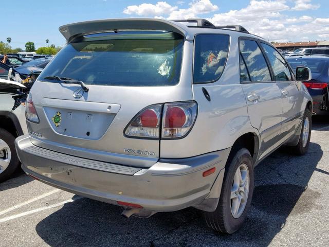 JTJHF10U620244438 - 2002 LEXUS RX 300 SILVER photo 4