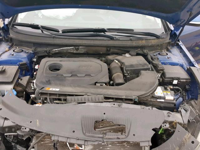 5NPE34AF2FH112284 - 2015 HYUNDAI SONATA SPO BLUE photo 7