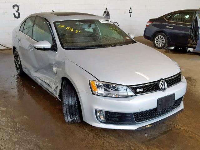 3VW5A7AJ0DM237512 - 2013 VOLKSWAGEN JETTA GLI SILVER photo 1