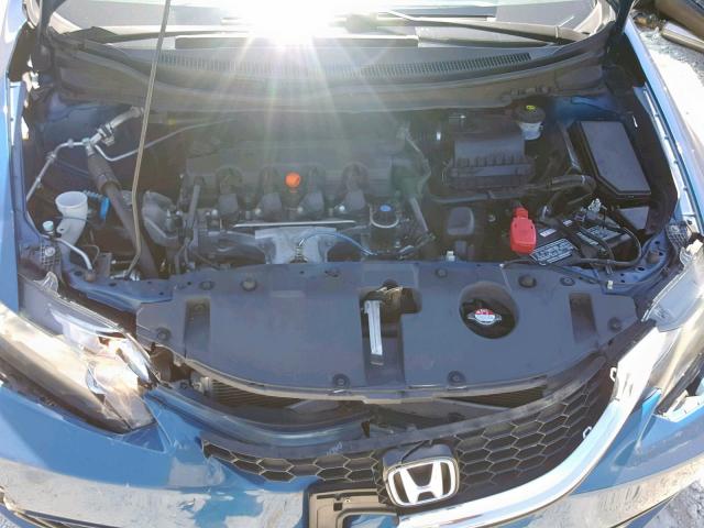 19XFB2F96FE232351 - 2015 HONDA CIVIC EXL BLUE photo 7