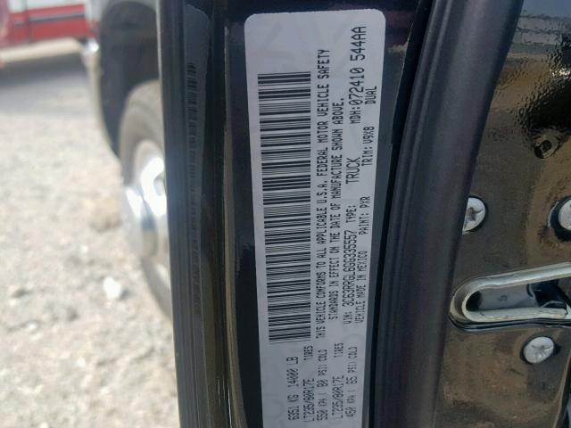 3C63RRGL6GG335557 - 2016 RAM 3500 ST BLACK photo 10