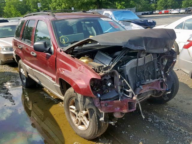 1J4GX48SX3C566946 - 2003 JEEP GRAND CHER MAROON photo 1