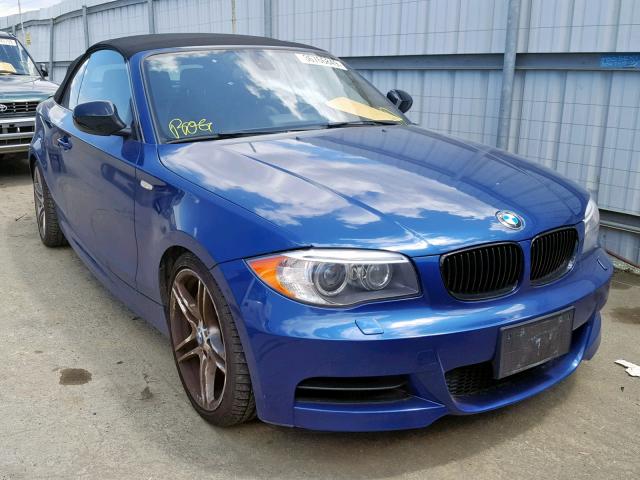 WBAUN7C54DVM28100 - 2013 BMW 135 I BLUE photo 1